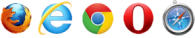 Supports all browsers