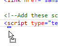 Html editor support