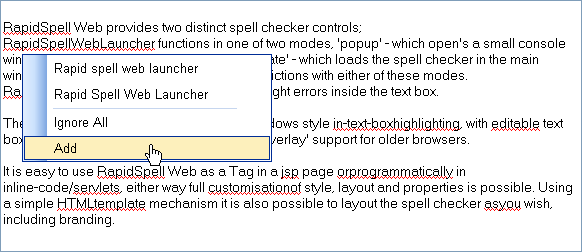 Inline highlighting