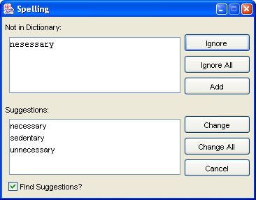 Windows style dialog window