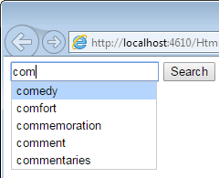 Default auto-complete feature